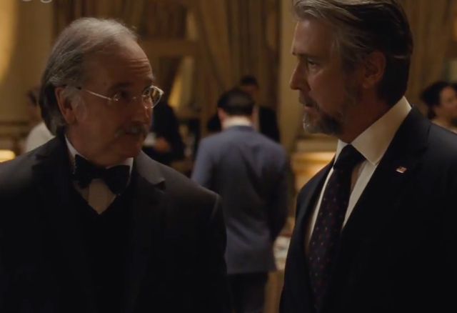 A photo of Mark Lynn Baker and Alan Ruck on Succession